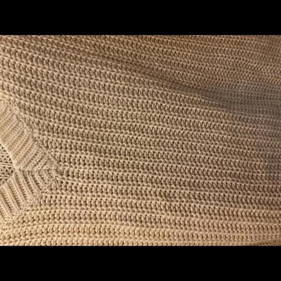 Pink Victorias Secret Open Knit Oversized Cotton Sweater Size Large - Picture 4 of 7